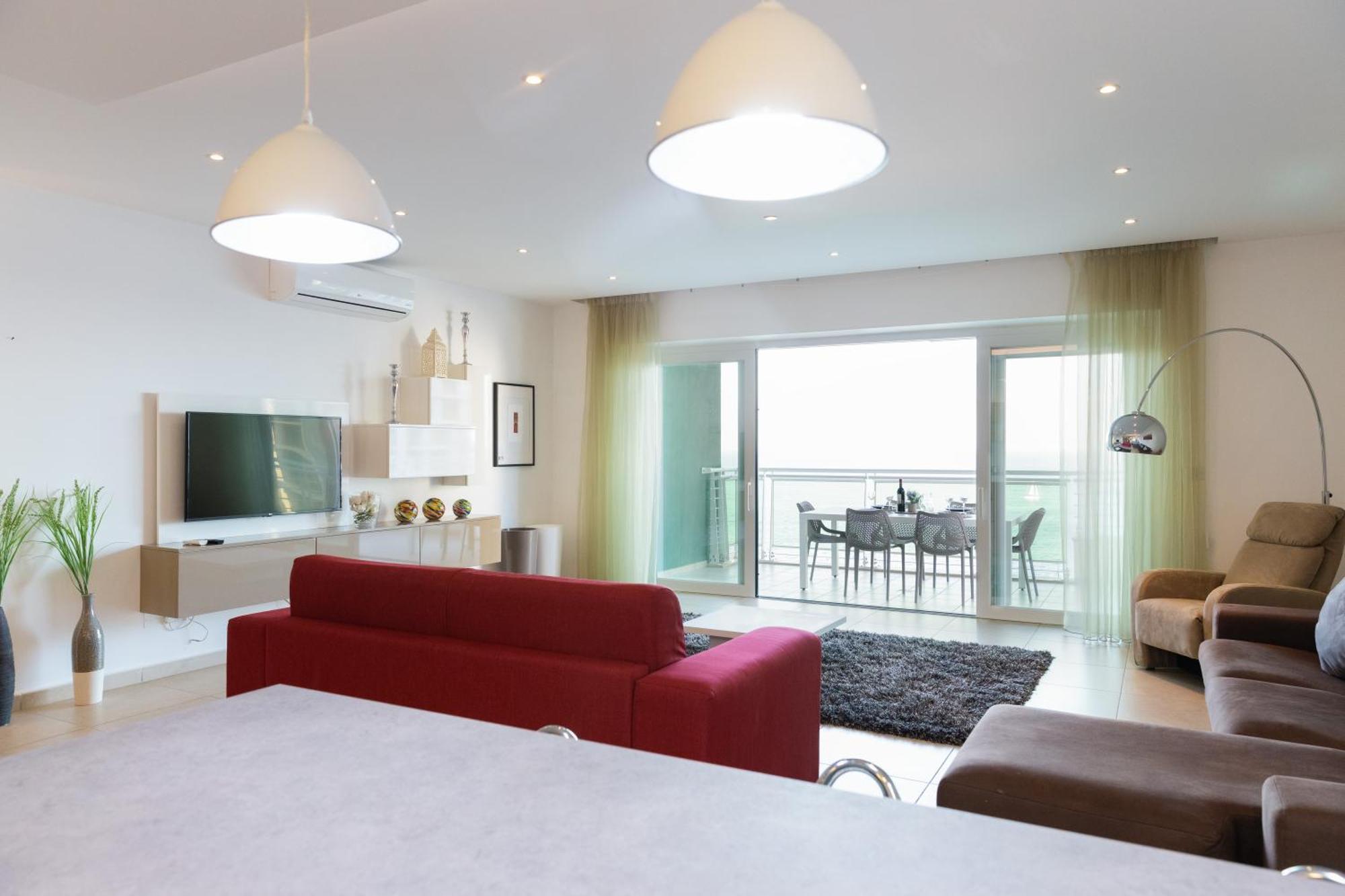 Luxury Seafront 3Br With Pool By Arcobnb 슬리에마 외부 사진