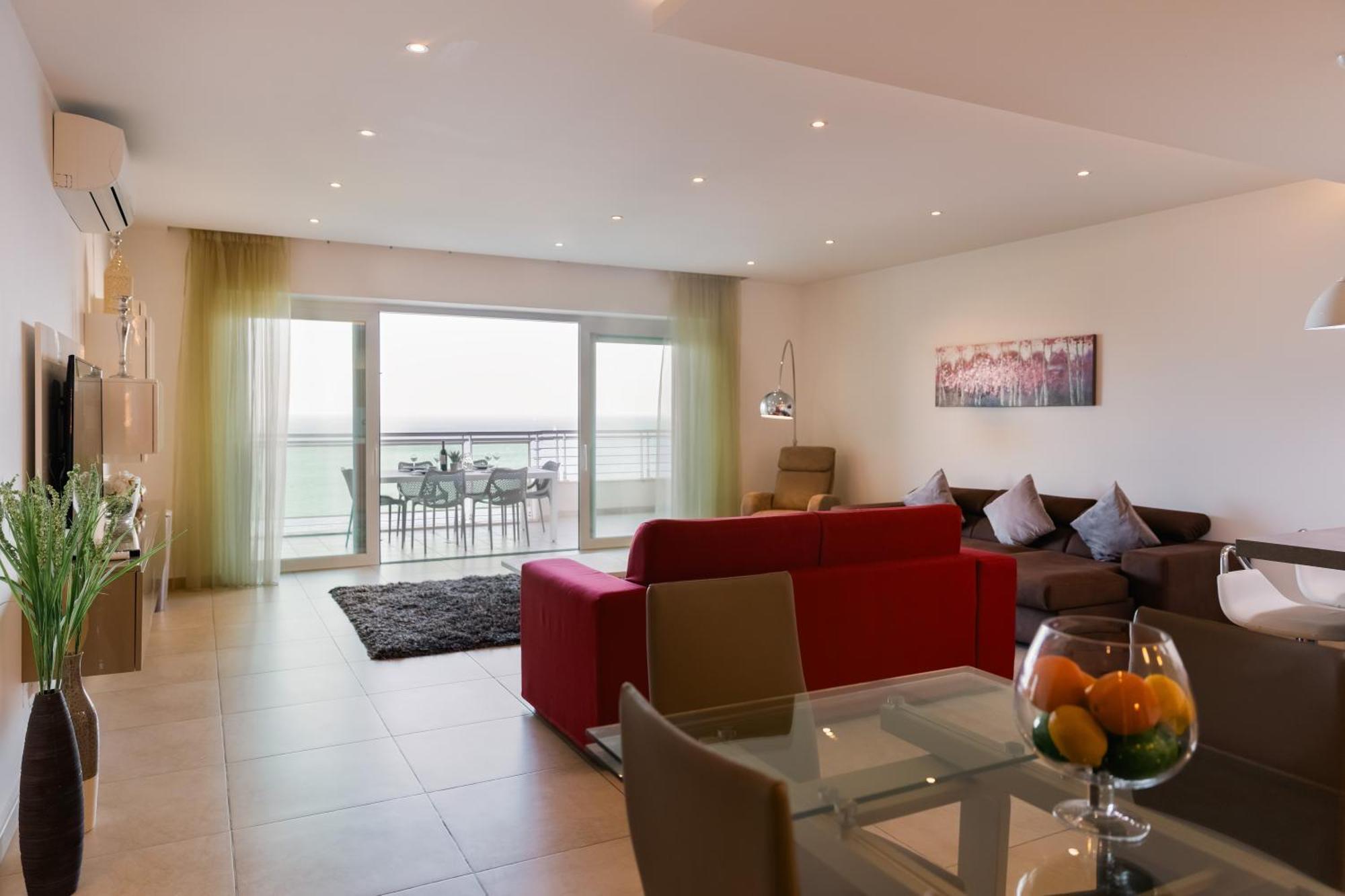 Luxury Seafront 3Br With Pool By Arcobnb 슬리에마 외부 사진